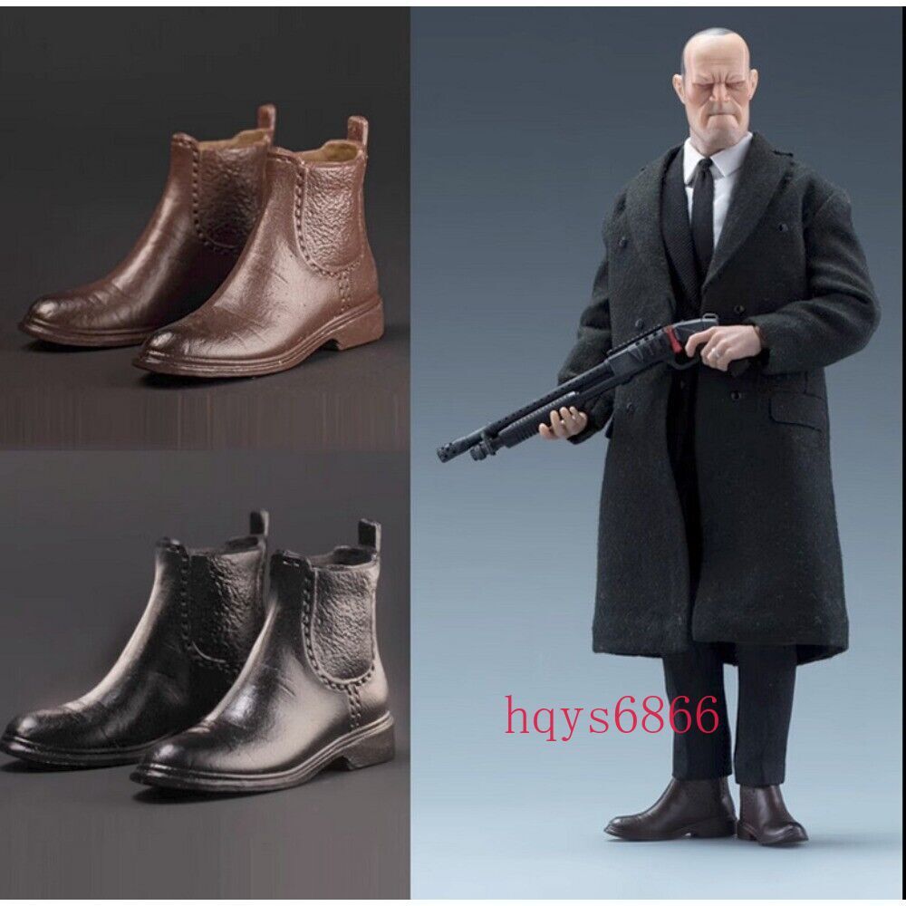 1/12 Male Soldier Combat Shoes Tactical Boots for 6''NWTOYS CF Figure Body