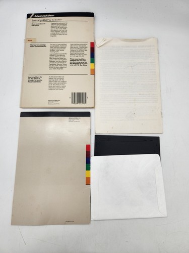 Vintage Tic Tac Show Apple II 1982 Advanced Ideas Floppy Disc Educational Game - Picture 2 of 6