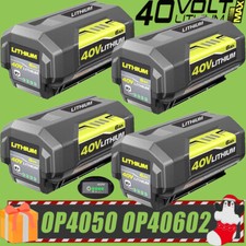 1-4Pack For Ryobi 40Volt 6.0Ah Battery High Capacity Lithium ion OP4050 OP40602