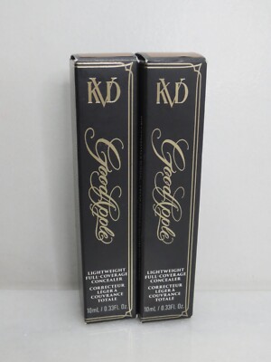 KAT VON D GOOD APPLE LIGHTWEIGHT FULL COVERAGE CONCEALER TAN 177 0.33 OZ 2PCS
