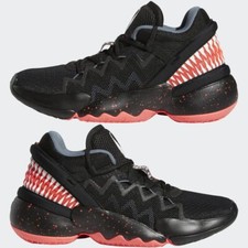 Adidas Kids Girls D.O.N. Issue 2 -Basketball Sneakers Casual - Black Size 6.5