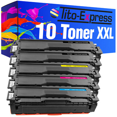 10 Toner XXL PlatinumSerie für Samsung CLP-415 N CLP-415 NW CLX-4195 FN CLX-4195