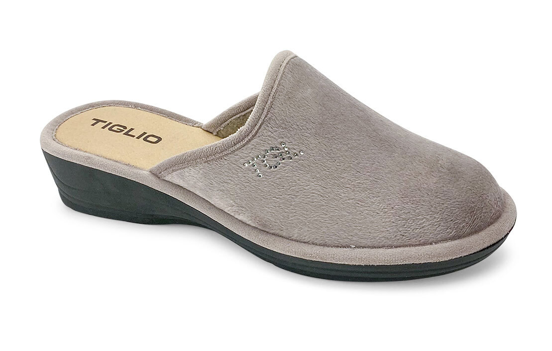 TIGLIO 1600 ROSA AVIO LAVANDA Zapatillas De Casa Para Mujer Cerradas De Invierno