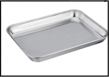 Pure Stainless Steel Toaster Oven Pan Tray Ovenware 7X9X1