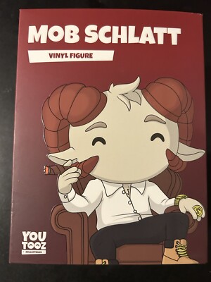Youtooz Vinyl Figure Mob Schlatt #1, With Dust Sleeve, Claim Sticker Unscratched