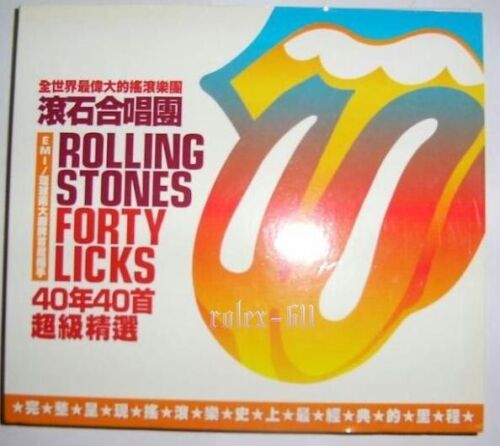 The Rolling Stones Forty Licks 10-Track 2002 Taiwan only Promo 50-Pages Book CD - Bild 2 von 9