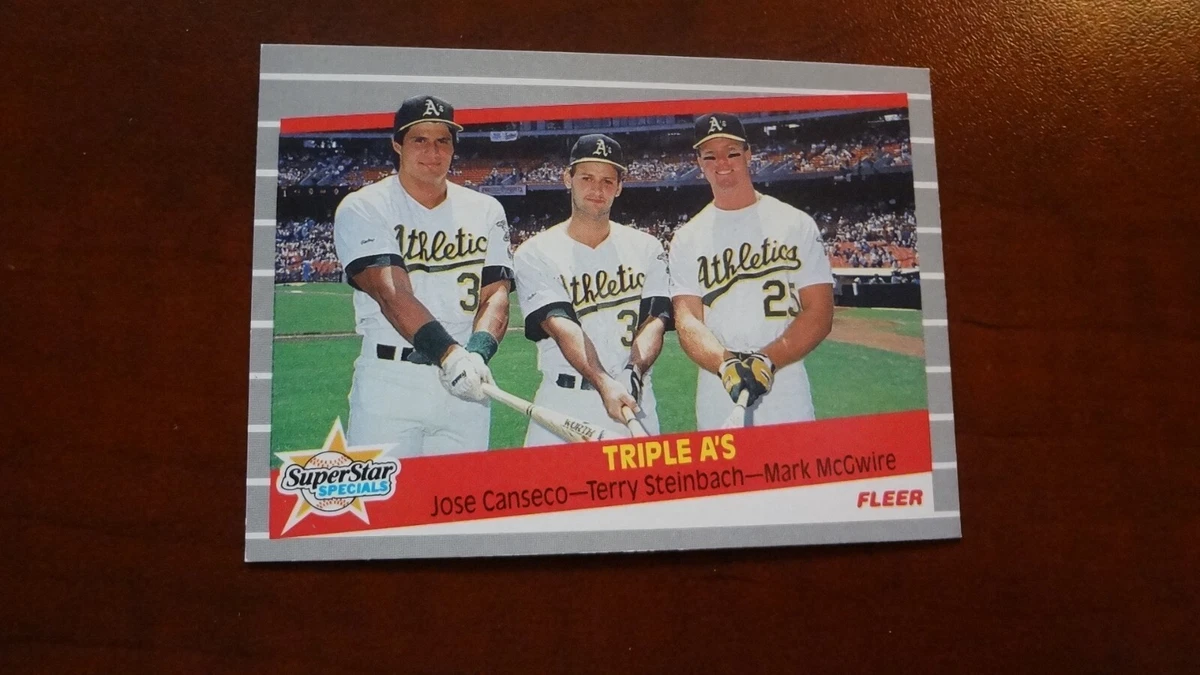 1989 FLEER #634 SUPER STAR SPECIALS TRIPLE A'S BASEBALL CARD | eBay