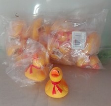 12-Pack Mini Yellow Rubber Ducks   2 Inch   Individually Wrapped Party Favors