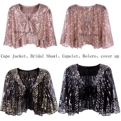 evening capes and wraps