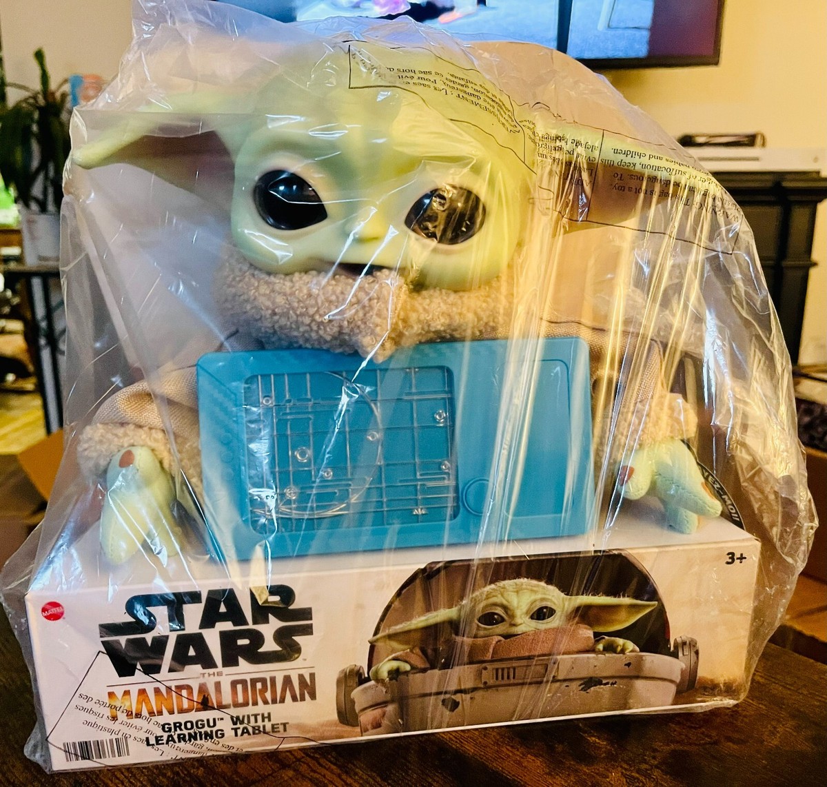 Grogu with Learning Tablet Plush by Mattel – Star Wars: The 