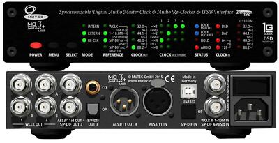 Mutec MC 3+USB Digital Audio Master Clock Re Clocker  Neu
