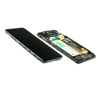 Original Samsung Galaxy M13 M135F Display Touchscreen Bildschirm Rahmen Schwarz