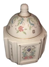 VTG PRESTIGE PLACE Venetian Collection Porcelain Trinket Vanity Jar