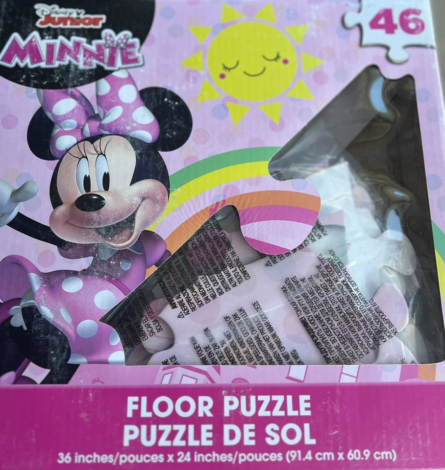 PUZZLE DE PISO DISNEY JUNIOR MINNIE MOUSE 46 PIEZAS JUMBO Foto 2 de 2