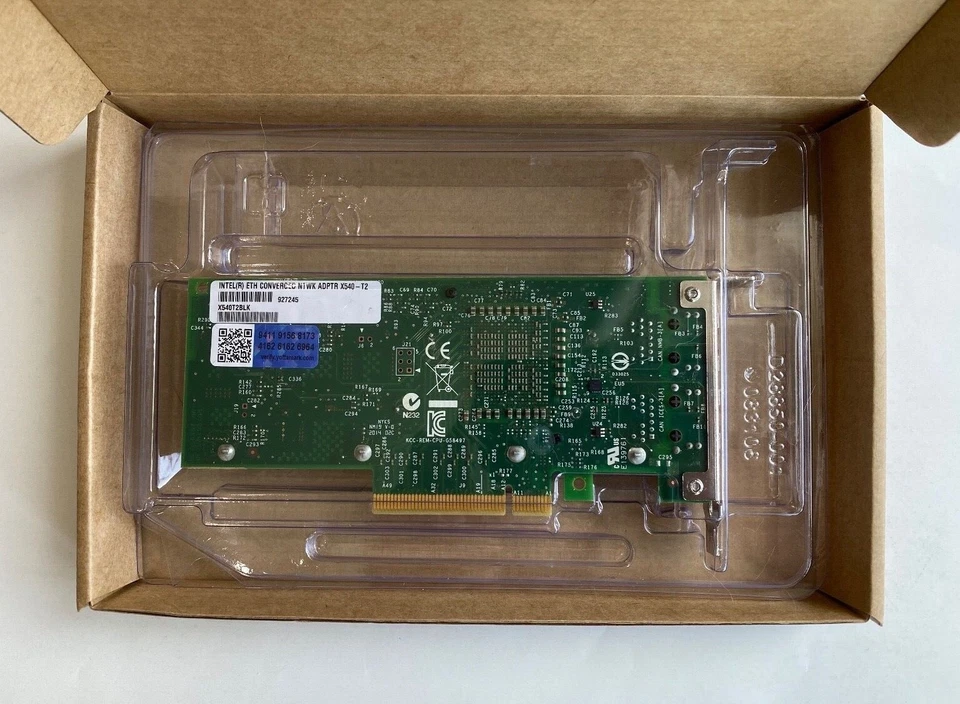 INTEL X540-T2 X540T2 X540-T2BLK ETHERNET CONVERGED NETWORK ADAPTER YOTTA ORIGINA - Image 3 of 4