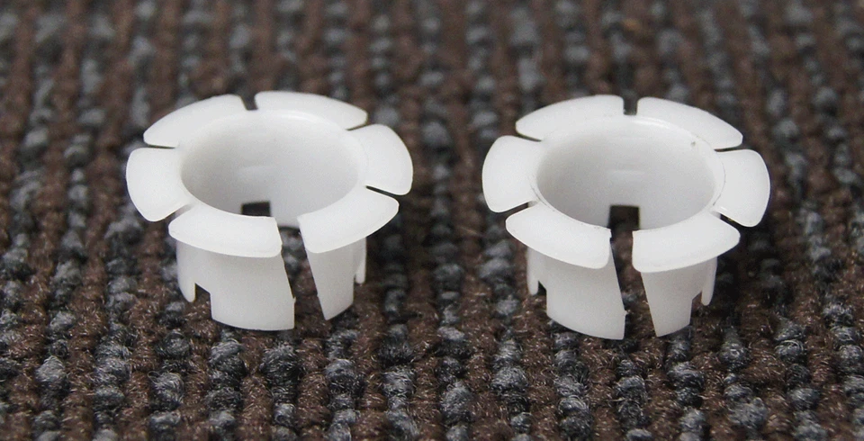 Bujes de pedal de freno GM 2000-2016 2 piezas nuevos OEM nailon blanco 10434953 Foto 3 de 4