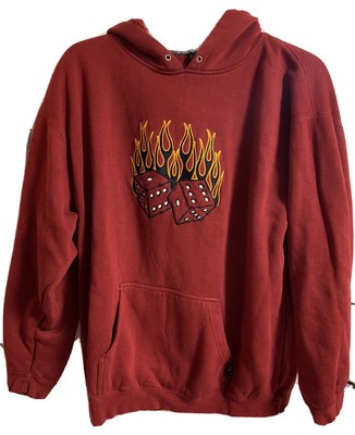 sweatshirt with flames
