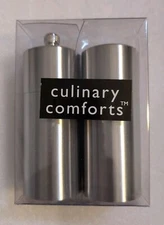 culinary comforts 4" Futura Stainless Steel Salt & Pepper Mill Factory Sealed