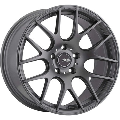 17x8 +38 Advanti Racing Vigoroso V1 5x100 Matte Grey Wheels (Set of 4)