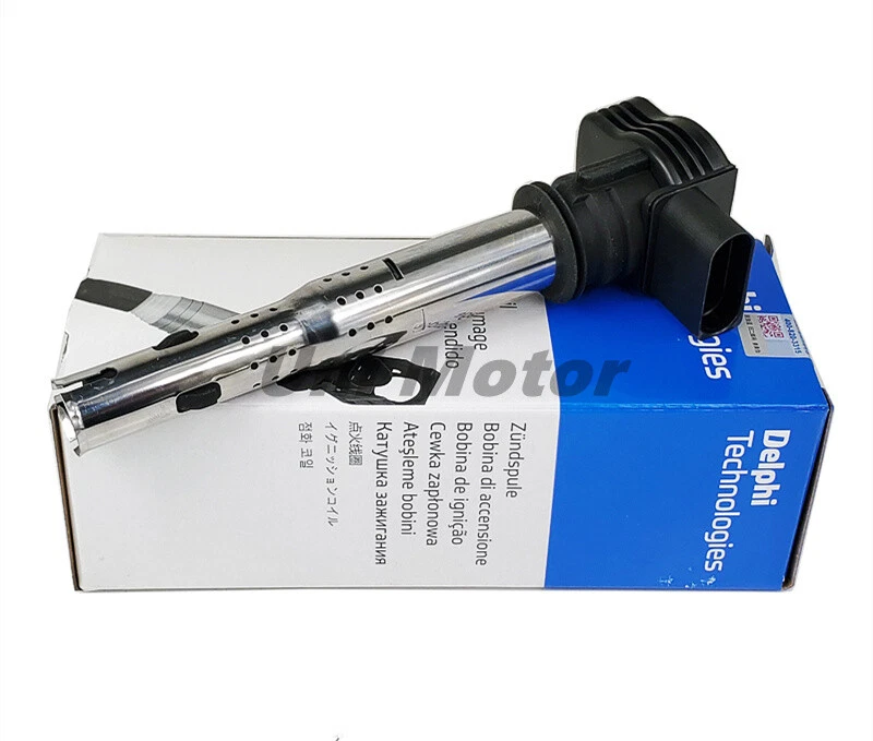 4 оригинальные катушки зажигания Delphi 07K905715G для VW GLi Passat AUDI Q5 A4 1,8 Т 2,0 Т - Изображение 4 из 4