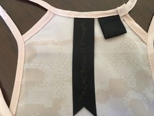 Petticoat Alley WN SZ M TANK TOP / Cami / Nighty Pink Flowered Racer Back Silky