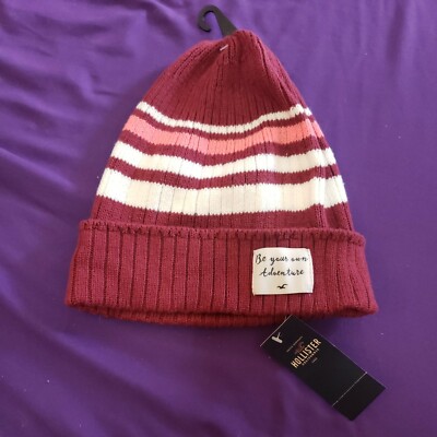 NWT Hollister Beanie womens one size fits all be your own adventure