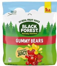 Black Forest Gummy Bears in Resealable Bag 5 lbs.