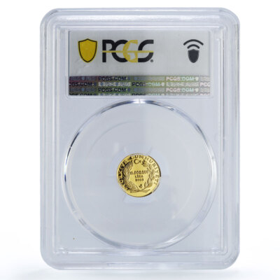 Turkey 15000000 lira Nemrud Sculpture Art History PR68 PCGS gold
