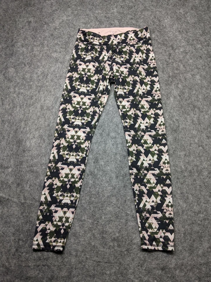 Energie Leggings Para Mujer Medianos Negro Rosa Ropa Activa Yoga Entrenamiento Pantalones Foto 2 de 4