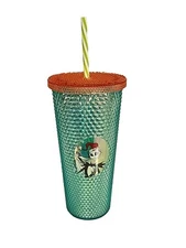 NEW Disney Nightmare Before Christmas Texture Tumbler Jack Skellington & Zero