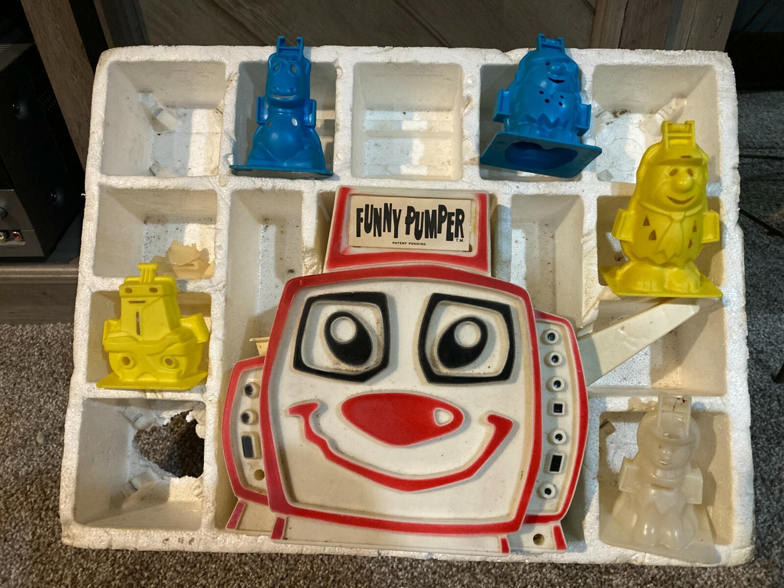 Playdoh Funny Pumper with Flintstones molds vintage SCARCE eBay