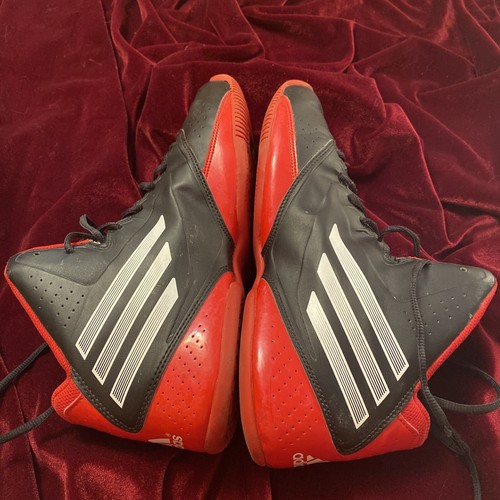Mens SZ 9.5 - Adidas 3 Series 2014 Black & Red Great Condition Check It Out! - Picture 7 of 12