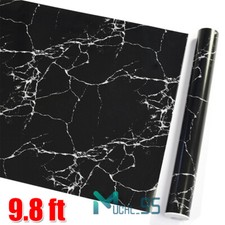 10ft Self Adhesive PVC Wallpaper Roll Marble Paper Peel Stick Kitchen Countertop