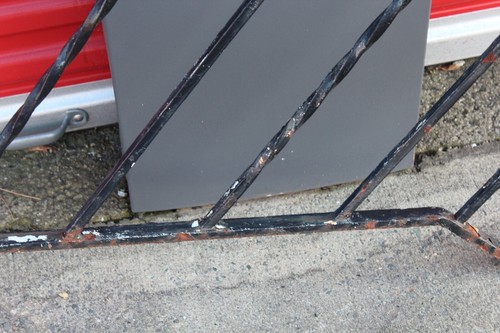 Vintage Wrought Iron Metal Fence Railing Architectural Garden Accent #4A - Picture 10 of 12