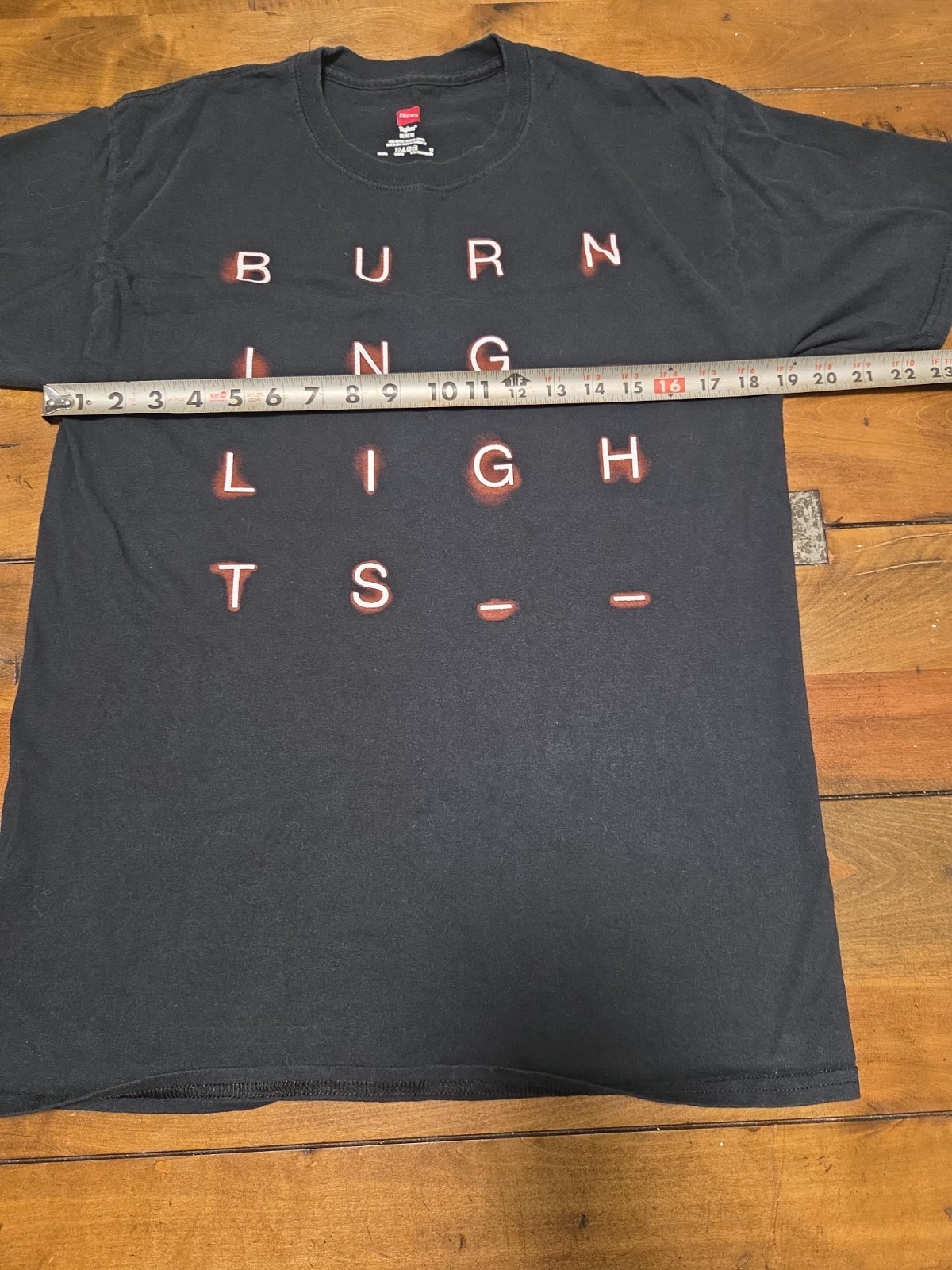 Chris Tomlin Burning Lights 2013 Tour Shirt XL Black Christian Worship Band Tee image 9