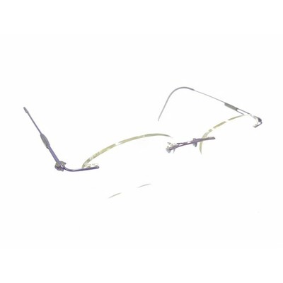 Silhouette 7534 40 6084 Titanium Purple Rimless Eyeglasses Frames 17 135 Austria