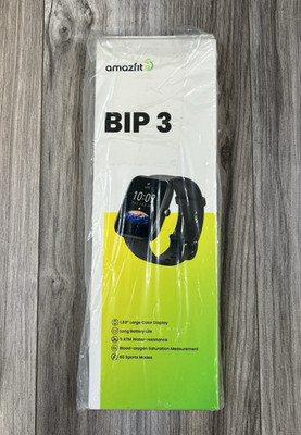 Amazfit Bip 3 Pro Smart Watch GPS 14-Day Battery Fitness Tracker Black NEW