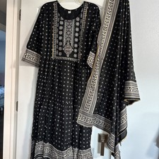 Indian Pakistani Anarkali Dress Long Gown Sare