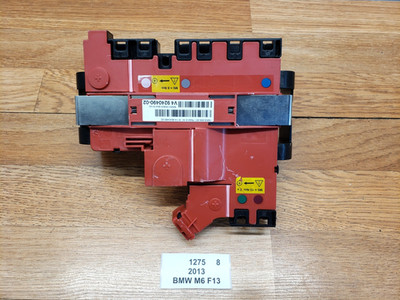   10-17 OEM BMW F10 F13 F02 M5 M6 Battery Rear Power Distribution Fuse Box