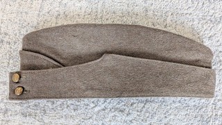Original WW2 1943 dated British Army Field Service Cap Side/Forage Cap