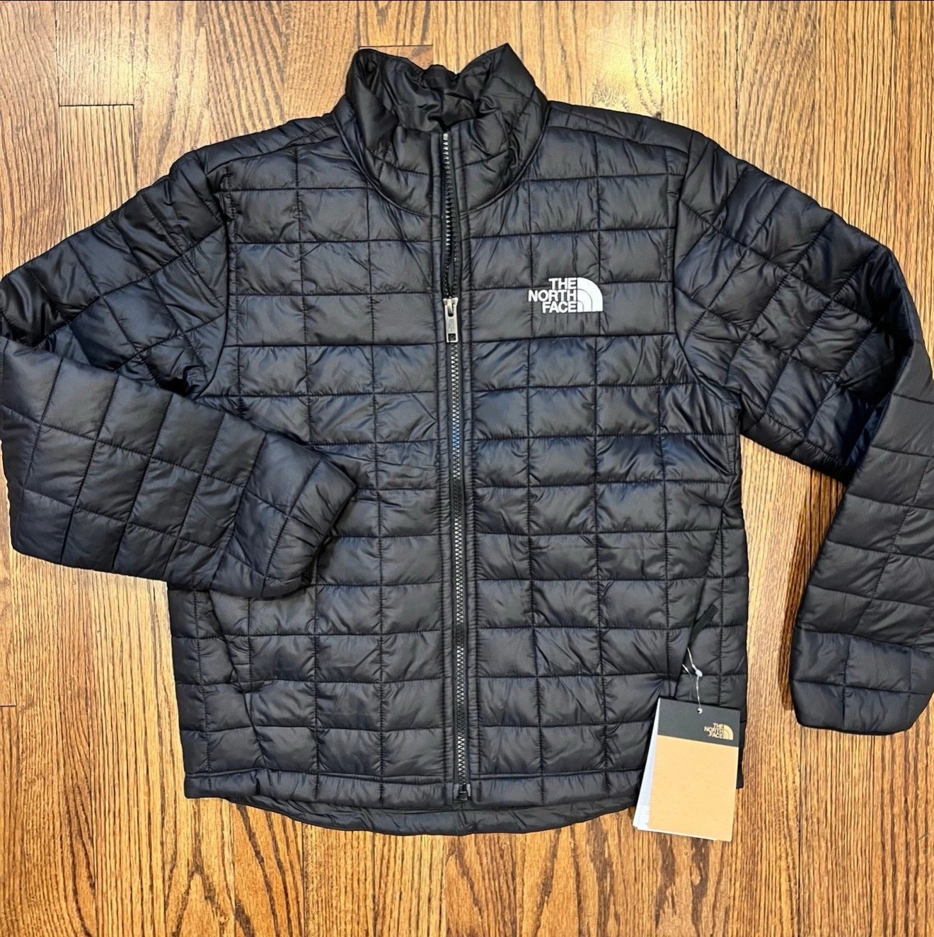 The North Face NWT Boy’s Thermoball Eco Jacket Black Medium-Size 10