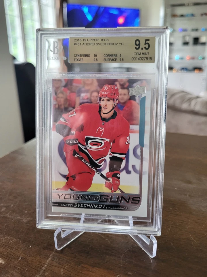 2018-19 UPPER DECK ANDREI SVECHNIKOV YOUNG GUNS BGS 9.5!! HIGH SUB 😱 - Photo 1/2