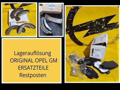 LAGERAUFLÖSUNG:Bremsklötze Bremsbelag vo/hi Bremsbacken,Federn... orig.Opel PSA
