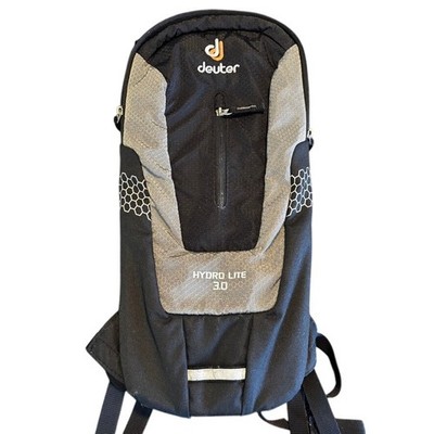 Deuter Hydro Lite 3.0 Hydration Pack Black Gray Airstripes Backpack Hiking
