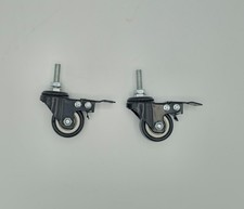 SHANOER Heavy Duty PU Swivel Castor Wheels with Brake Lockable 240kg. .12