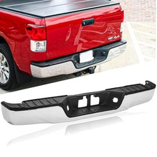 2007-2013 Toyota Tundra Chrome Rear Step Bumper Assembly Compatible Tundra