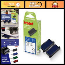 Replacement Ink Pads for Printy 4913 Stamp - Blue, 2 Pack, High-Quality Refills