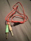 3.5mm Audio Y Adapter Splitter Cable Dual Male (Green/Pink) to Female, Red — photo 3