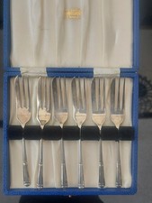 Small Sterling Silver Pastry Forks