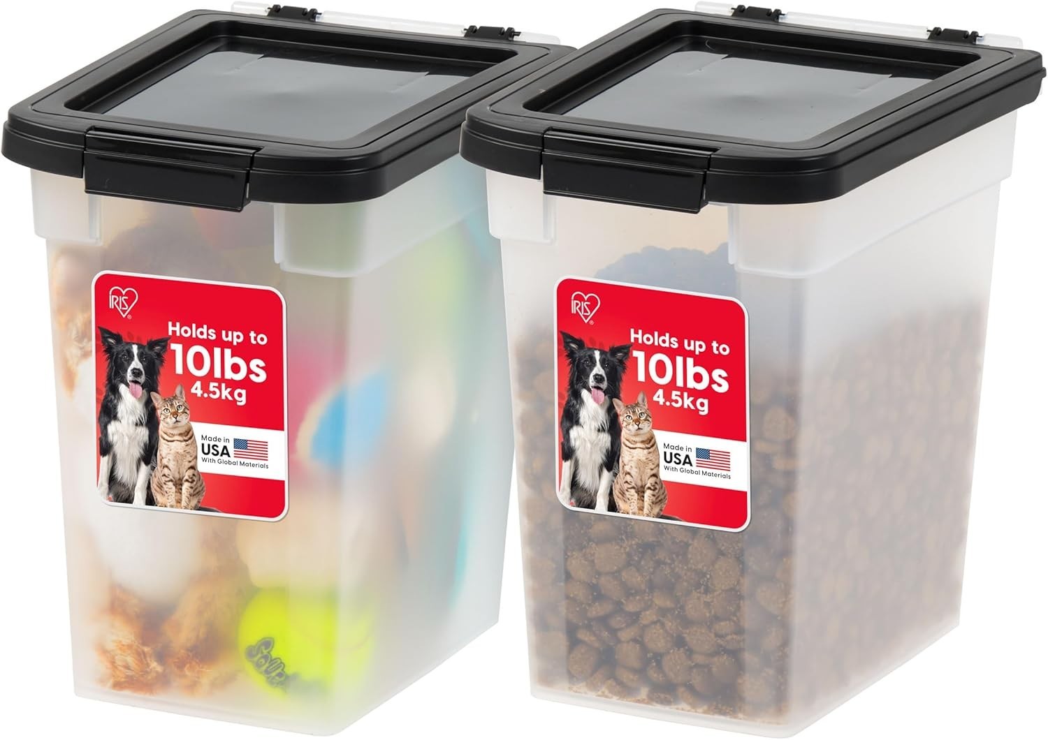 Storage Container, Up To 10 Lbs Each, 2 Pack, For ...